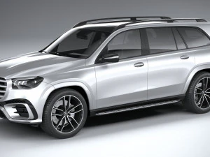Mercedes-Benz GLS AMG-lijn 2024 3D Model