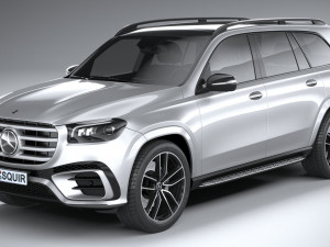 Mercedes-Benz GLS AMG Line 2024 3D-Modell