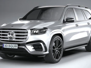 Mercedes-Benz GLS AMG Line 2024 3D Model