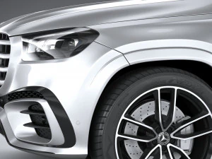 Mercedes-Benz GLS AMG Line 2024 3D Model