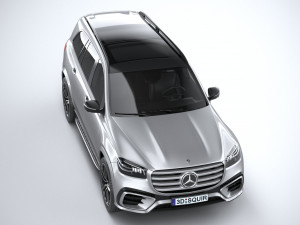 Mercedes-Benz GLS AMG Line 2024 3D-Modell