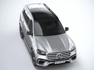 Mercedes-Benz GLS AMG Line 2024 3D Model