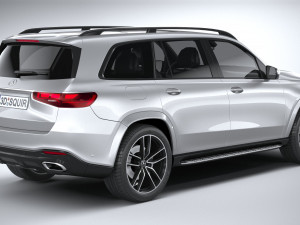 Mercedes-Benz GLS AMG Line 2024 3D-Modell