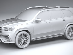 Mercedes-Benz GLS AMG Line 2024 3D-Modell