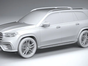 Mercedes-Benz GLS AMG Line 2024 3D Model