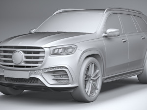 Mercedes-Benz GLS AMG Line 2024 3D-Modell