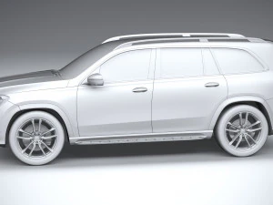 Mercedes-Benz GLS AMG Line 2024 3D Model