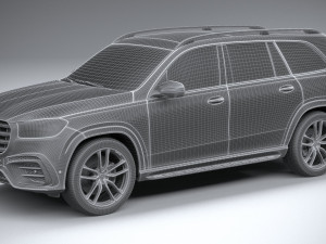Mercedes-Benz GLS AMG Line 2024 3D-Modell
