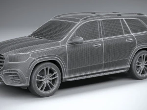 Mercedes-Benz GLS AMG Line 2024 3D Model