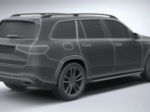 Mercedes-Benz GLS AMG Line 2024 3D Model