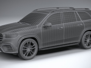 Mercedes-Benz GLS AMG Line 2024 3D-Modell