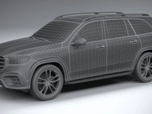 Mercedes-Benz GLS AMG Line 2024 3D Model