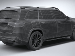 Mercedes-Benz GLS AMG Line 2024 3D-Modell