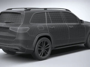 Mercedes-Benz GLS AMG Line 2024 3D Model