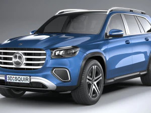 Mercedes-Benz GLS Basic 2024 3D Model