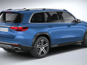 Mercedes-Benz GLS Basic 2024 3D Model