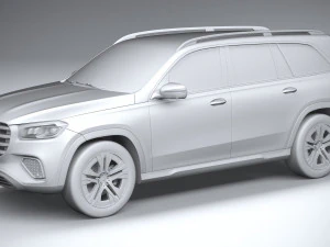 Mercedes-Benz GLS Basic 2024 3D Model