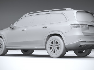 Mercedes-Benz GLS Basic 2024 3Dモデル
