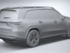 Mercedes-Benz GLS Basic 2024 3Dモデル