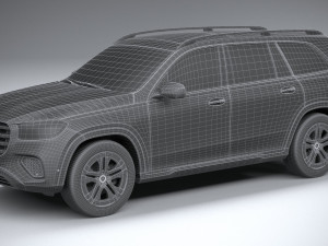 Mercedes-Benz GLS Basic 2024 3Dモデル