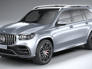 Mercedes-Benz GLS 63 AMG 2024 Model 3D