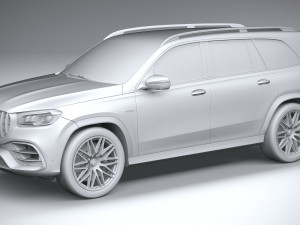Mercedes-Benz GLS 63 AMG 2024 Model 3D