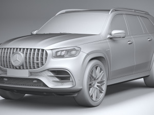 Mercedes-Benz GLS 63 AMG 2024 Model 3D