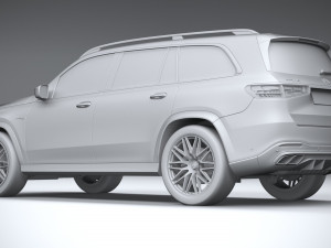 Mercedes-Benz GLS 63 AMG 2024 Model 3D