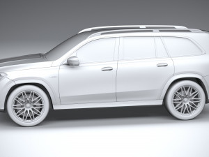 Mercedes-Benz GLS 63 AMG 2024 Model 3D