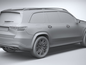 Mercedes-Benz GLS 63 AMG 2024 Model 3D