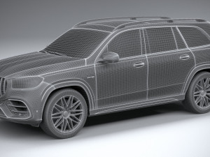 Mercedes-Benz GLS 63 AMG 2024 Model 3D