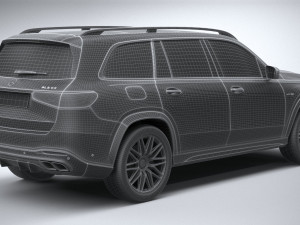 Mercedes-Benz GLS 63 AMG 2024 Model 3D