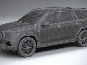 Mercedes-Benz GLS 63 AMG 2024 Model 3D