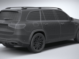 Mercedes-Benz GLS 63 AMG 2024 Model 3D