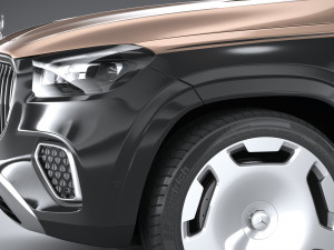 Mercedes-Benz GLS 600 Maybach 2024 3Dモデル