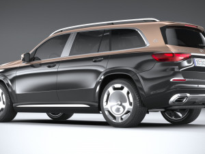 Mercedes-Benz GLS 600 Maybach 2024 3Dモデル