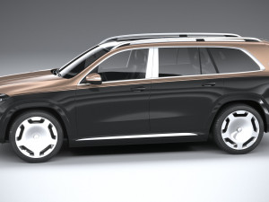 Mercedes-Benz GLS 600 Maybach 2024 3Dモデル