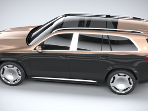Mercedes-Benz GLS 600 Maybach 2024 3Dモデル