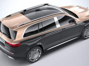 Mercedes-Benz GLS 600 Maybach 2024 3Dモデル
