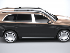 Mercedes-Benz GLS 600 Maybach 2024 3Dモデル