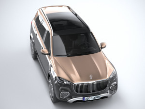 Mercedes-Benz GLS 600 Maybach 2024 3Dモデル