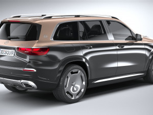 Mercedes-Benz GLS 600 Maybach 2024 3Dモデル