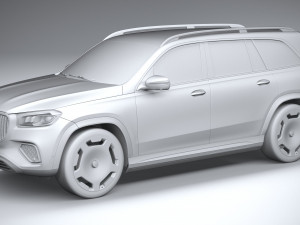 Mercedes-Benz GLS 600 Maybach 2024 3Dモデル