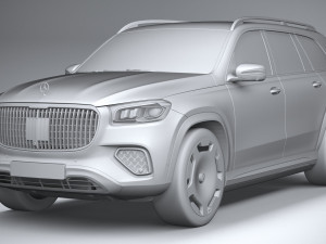 Mercedes-Benz GLS 600 Maybach 2024 3Dモデル