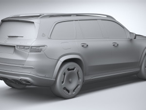 Mercedes-Benz GLS 600 Maybach 2024 3Dモデル