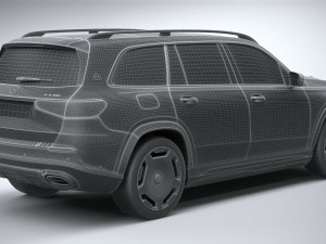 Mercedes-Benz GLS 600 Maybach 2024 3Dモデル
