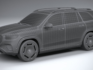 Mercedes-Benz GLS 600 Maybach 2024 3Dモデル