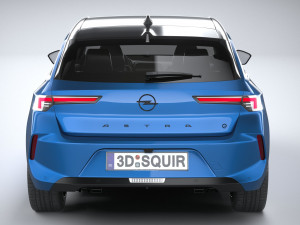 Opel Astra Electric 2023 3D 모델