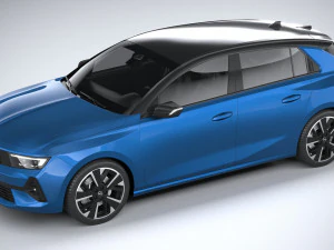 Opel Astra Electric 2023 3D Model