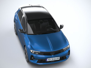 Opel Astra Electric 2023 3D 모델